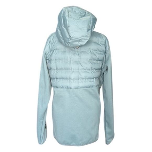 Columbia Women’s Deep Waves Hybrid Hooded Jacket – Aqua Blue – Size Medium – NWT - Picture 2 of 7